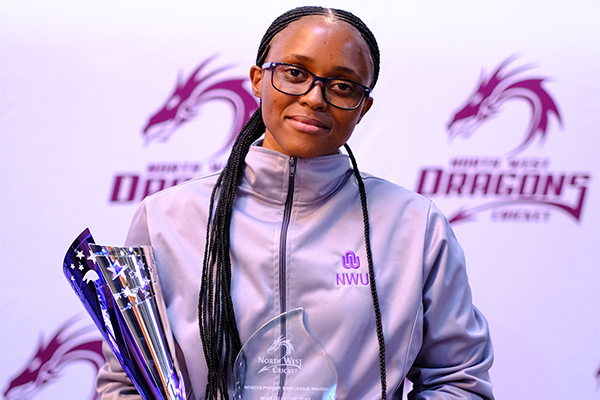 Image for Goitumetswe Ekopanye recognised for her excellence at the North West Cricket Awards
